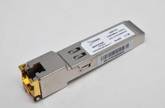 Juniper SRX-SFP-1GE-T , SFP, RJ45, transceiver, moduł